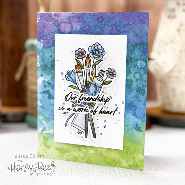 Honey Bee Stamps - Clear Stamps - Work of Heart-ScrapbookPal