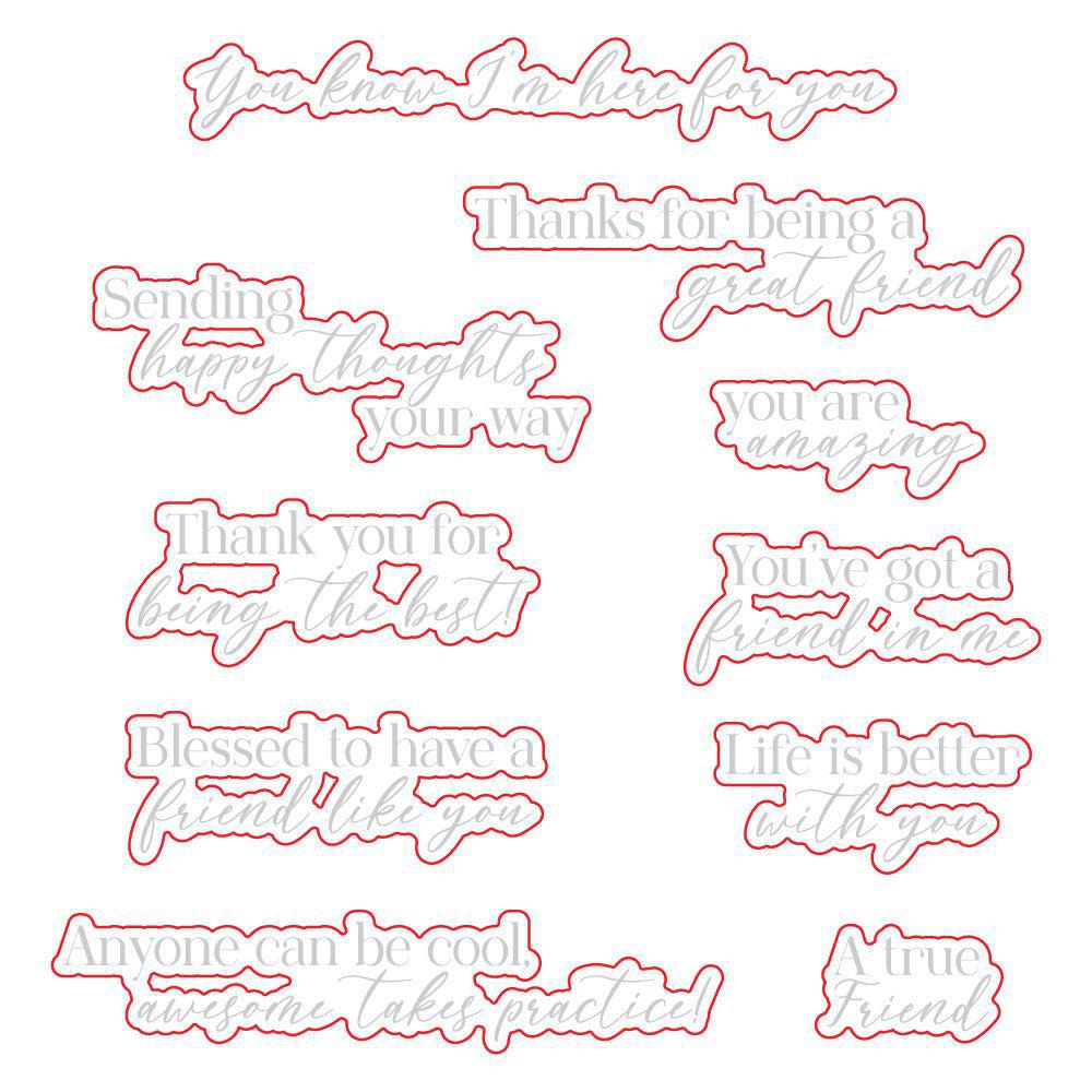Honey Bee Stamps - Honey Cuts - You've Got A Friend-ScrapbookPal