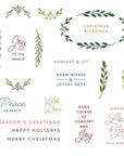 Honey Bee Stamps - Laurel Wishes - 6x8 Photopolymer Stamp Set-ScrapbookPal