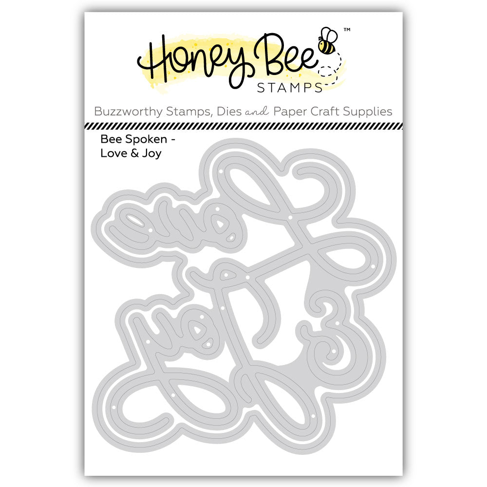 Honey Bee Stamps - Love &amp; Joy - Honey Cuts Coordinating Dies-ScrapbookPal