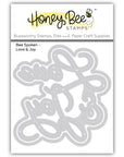 Honey Bee Stamps - Love & Joy - Honey Cuts Coordinating Dies-ScrapbookPal