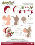 Honey Bee Stamps - Lovely Layers: Cute Mouse - Honey Cuts Stand-Alone Dies-ScrapbookPal