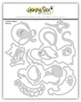 Honey Bee Stamps - Lovely Layers: Cute Mouse - Honey Cuts Stand-Alone Dies-ScrapbookPal