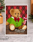 Honey Bee Stamps - Lovely Layers: Teddy Bear Holiday Add-On - Honey Cuts Stand-Alone Dies-ScrapbookPal