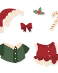 Honey Bee Stamps - Lovely Layers: Teddy Bear Holiday Add-On - Honey Cuts Stand-Alone Dies-ScrapbookPal