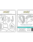 Honey Bee Stamps - Lovely Layers: Teddy Bear Holiday Add-On - Honey Cuts Stand-Alone Dies-ScrapbookPal