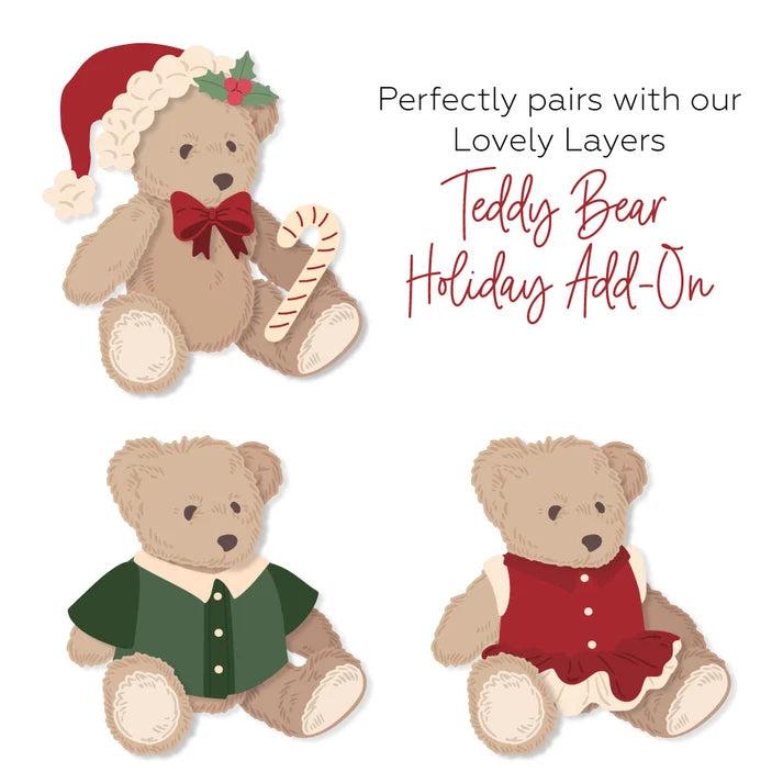 Honey Bee Stamps - Lovely Layers: Teddy Bear - Honey Cuts Stand-Alone Dies-ScrapbookPal