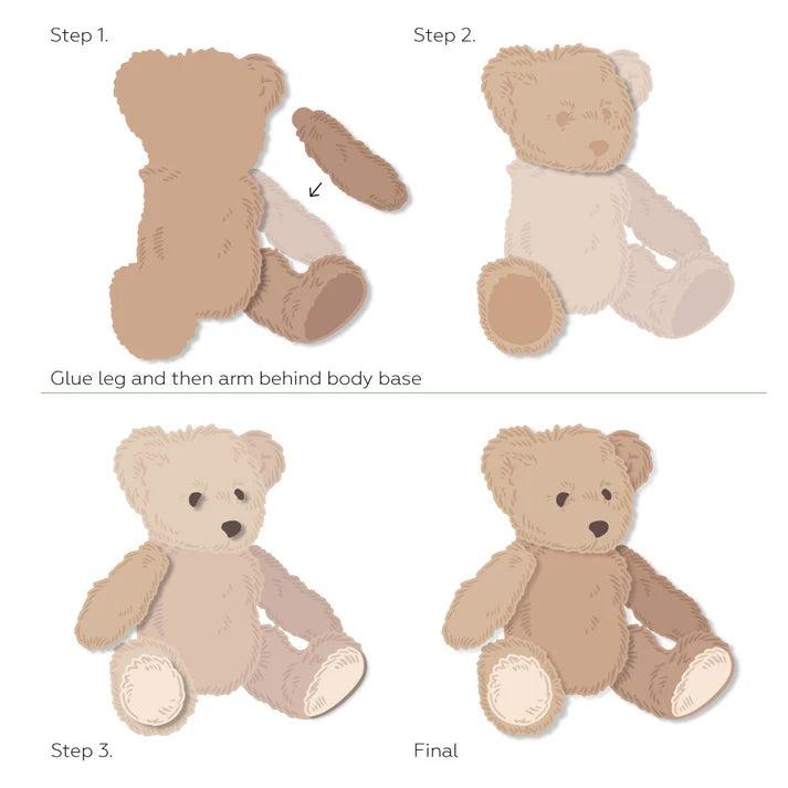 Honey Bee Stamps - Lovely Layers: Teddy Bear - Honey Cuts Stand-Alone Dies-ScrapbookPal