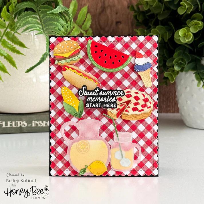 Honey Bee Stamps - Paper Pad - Summer Picnic-ScrapbookPal