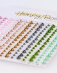 Honey Bee Stamps - Pearl Stickers - Vintage Pearls-ScrapbookPal