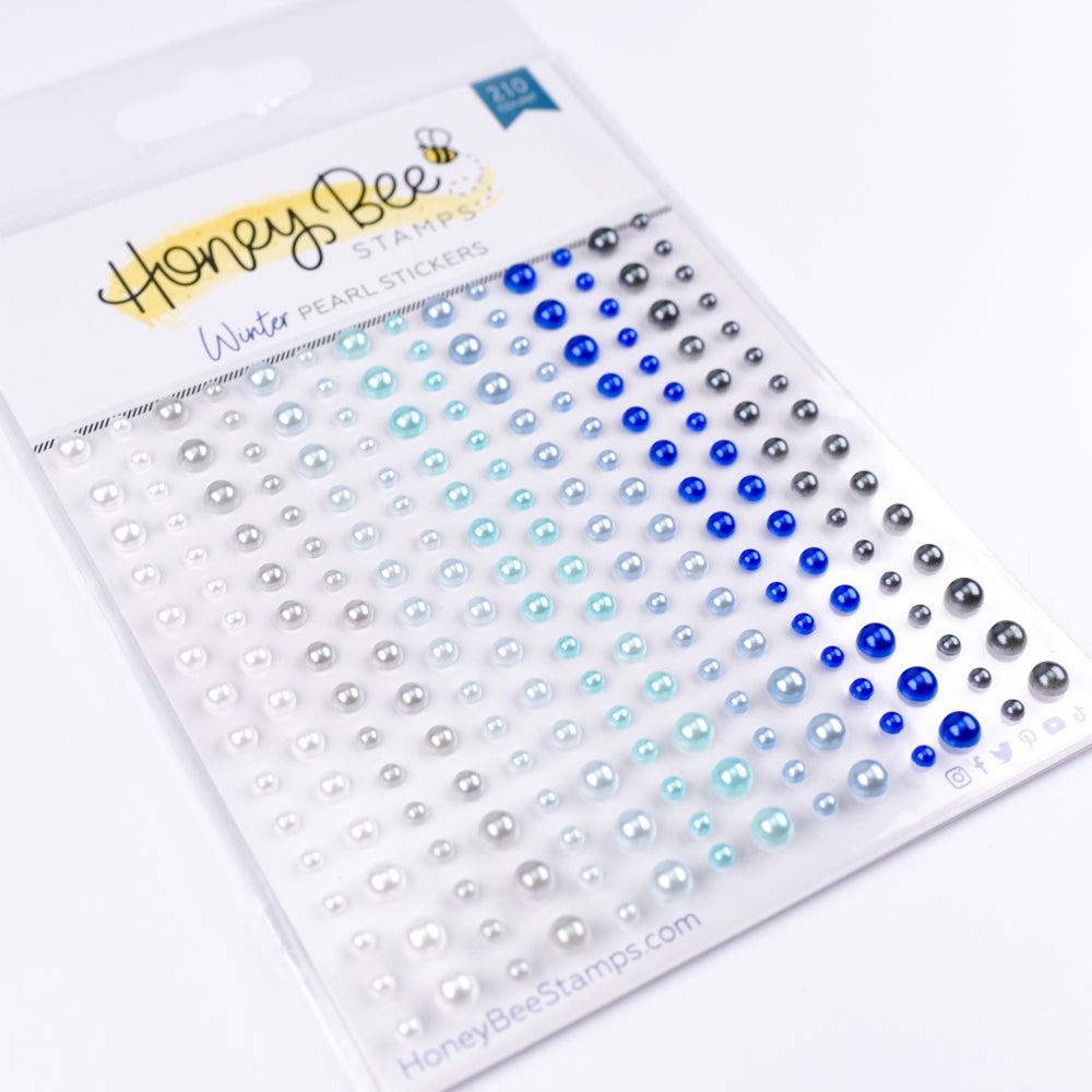 Honey Bee Stamps - Pearl Stickers - Winter Pearls-ScrapbookPal