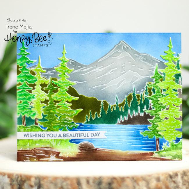 Honey Bee Stamps - Stencils - At The Lake-ScrapbookPal