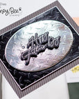 Honey Bee Stamps - Stencils - Diamond Plate Background-ScrapbookPal