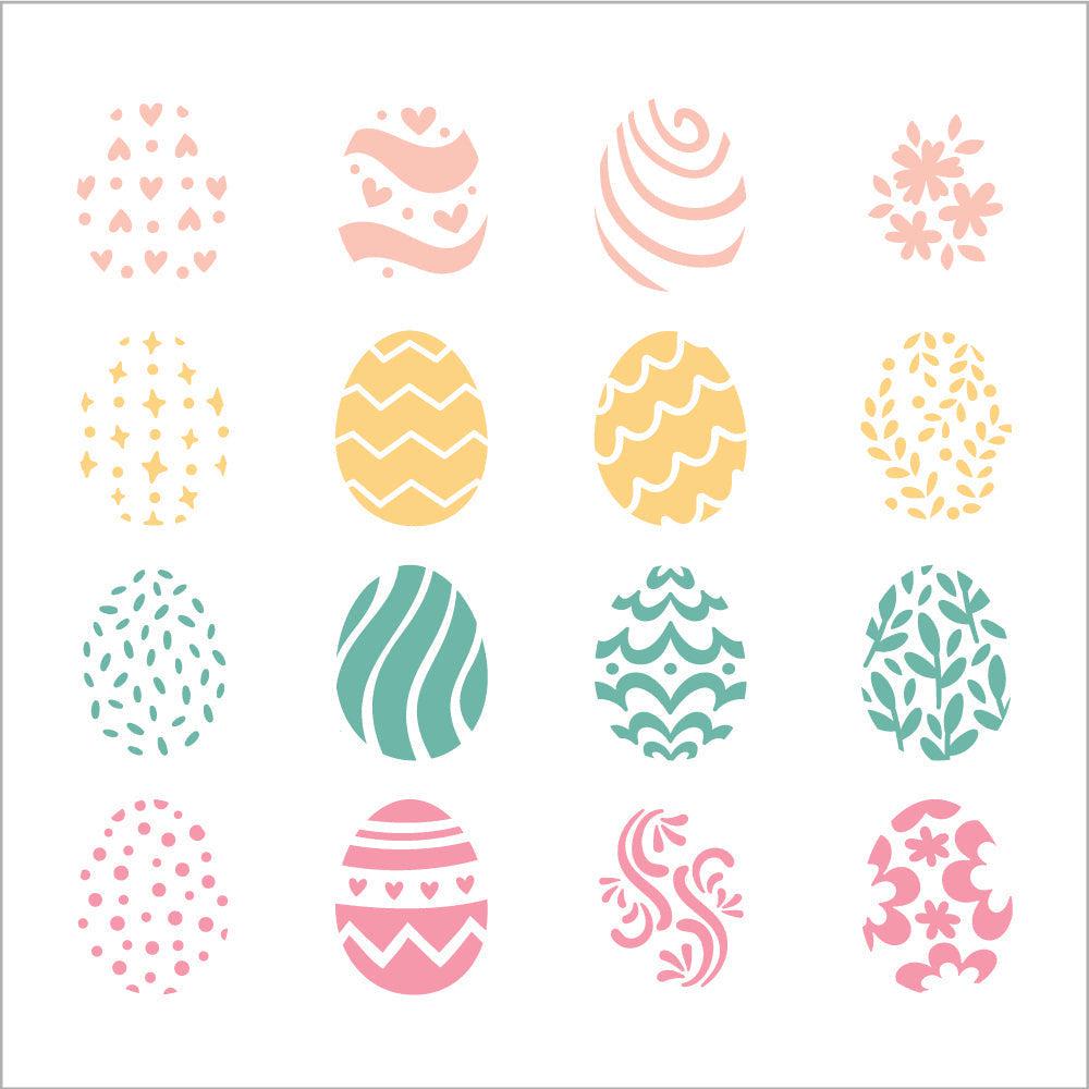 Honey Bee Stamps - Stencils - Easter Eggs-ScrapbookPal