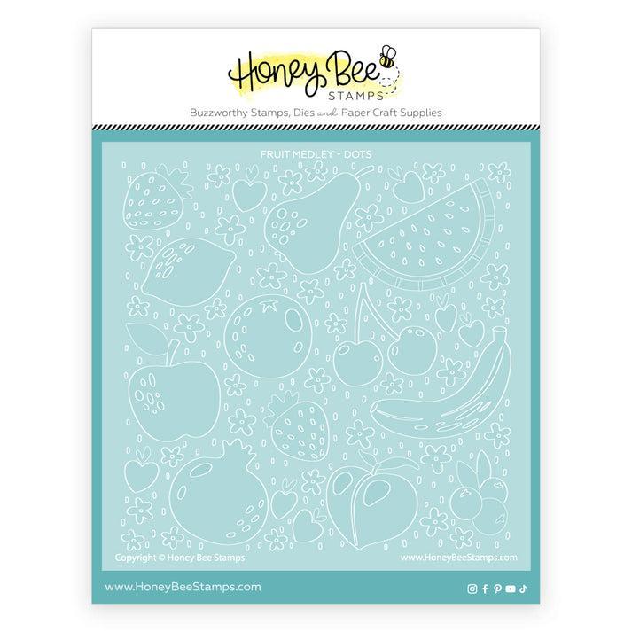 Honey Bee Stamps - Stencils - Fruit Medley Background-ScrapbookPal
