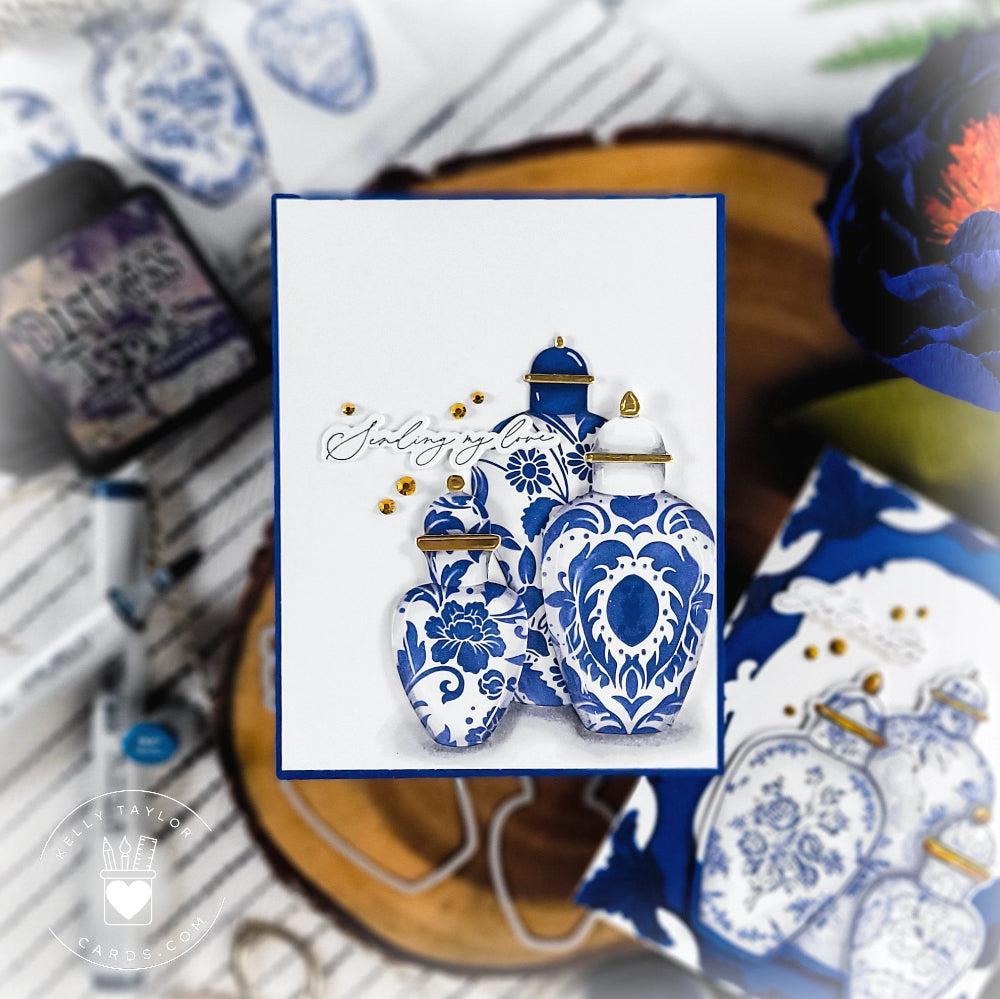 Honey Bee Stamps - Stencils - Ginger Jar Detail-ScrapbookPal