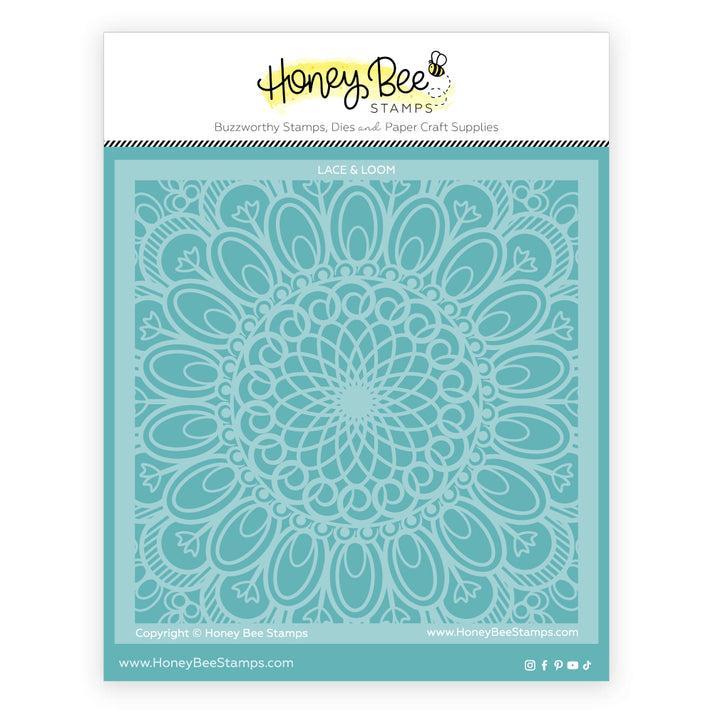 Honey Bee Stamps - Stencils - Lace &amp; Loom-ScrapbookPal