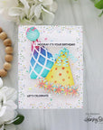 Honey Bee Stamps - Stencils - Party Hat-ScrapbookPal