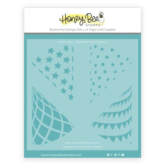 Honey Bee Stamps - Stencils - Party Hat-ScrapbookPal