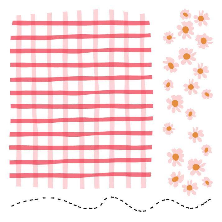 Honey Bee Stamps - Stencils - Picnic Blanket Builder-ScrapbookPal