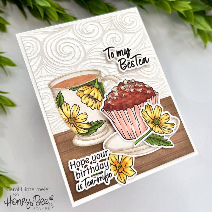 Honey Bee Stamps - Stencils - Swirl &amp; Flourish-ScrapbookPal