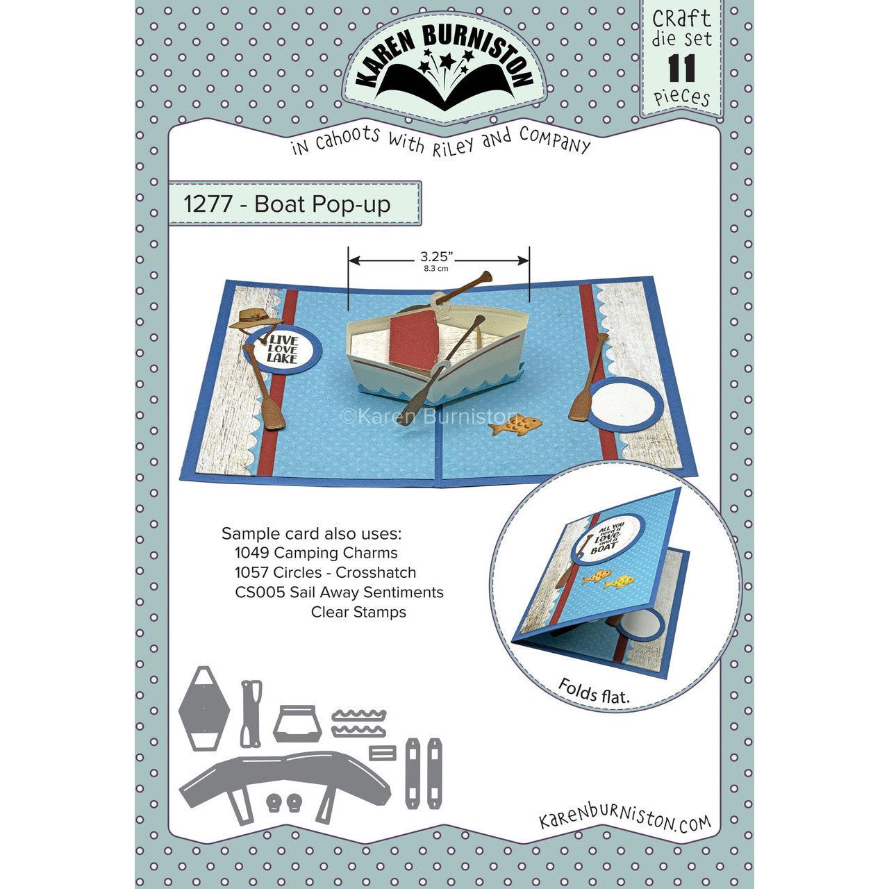 Karen Burniston - Dies - Boat Pop-up-ScrapbookPal