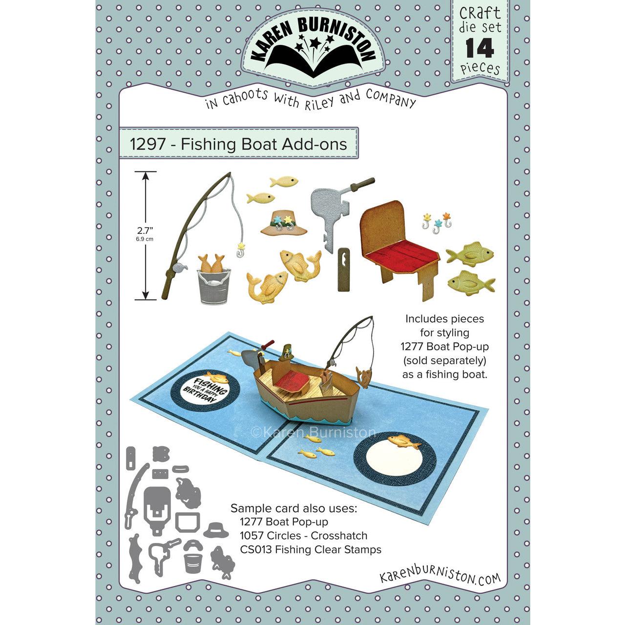Karen Burniston - Dies - Fishing Boat Add-ons-ScrapbookPal
