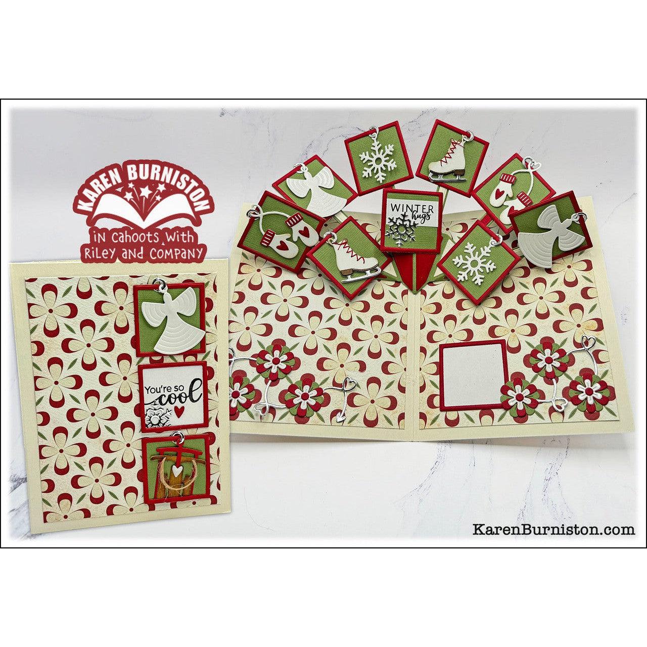Karen Burniston - Dies - Photo Fan Pop-up-ScrapbookPal