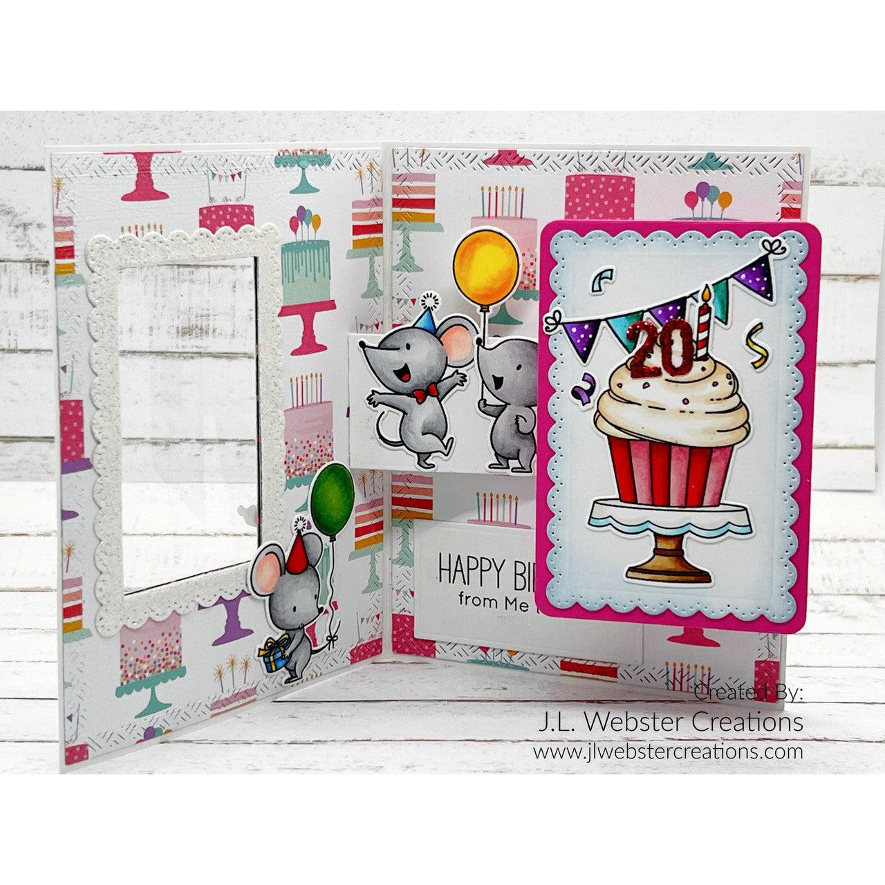 Karen Burniston - Dies - Rockin' Rectangle Pop-up-ScrapbookPal