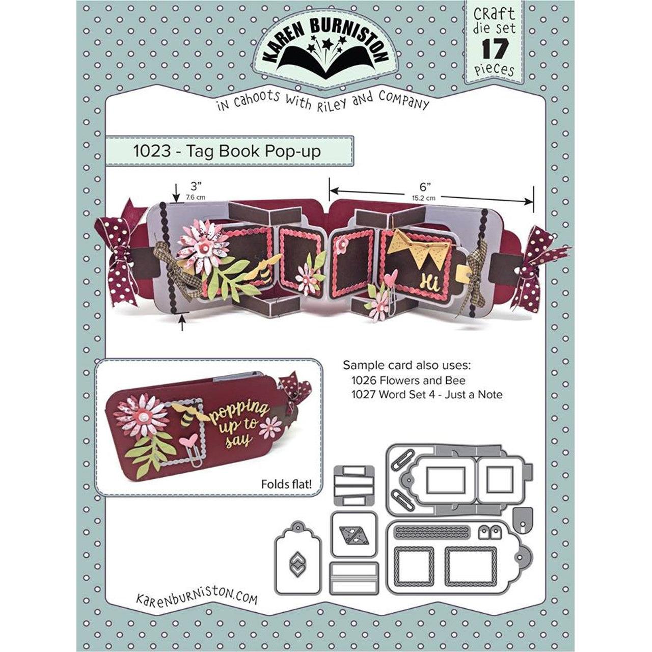Karen Burniston - Dies - Tag Book Pop-up-ScrapbookPal