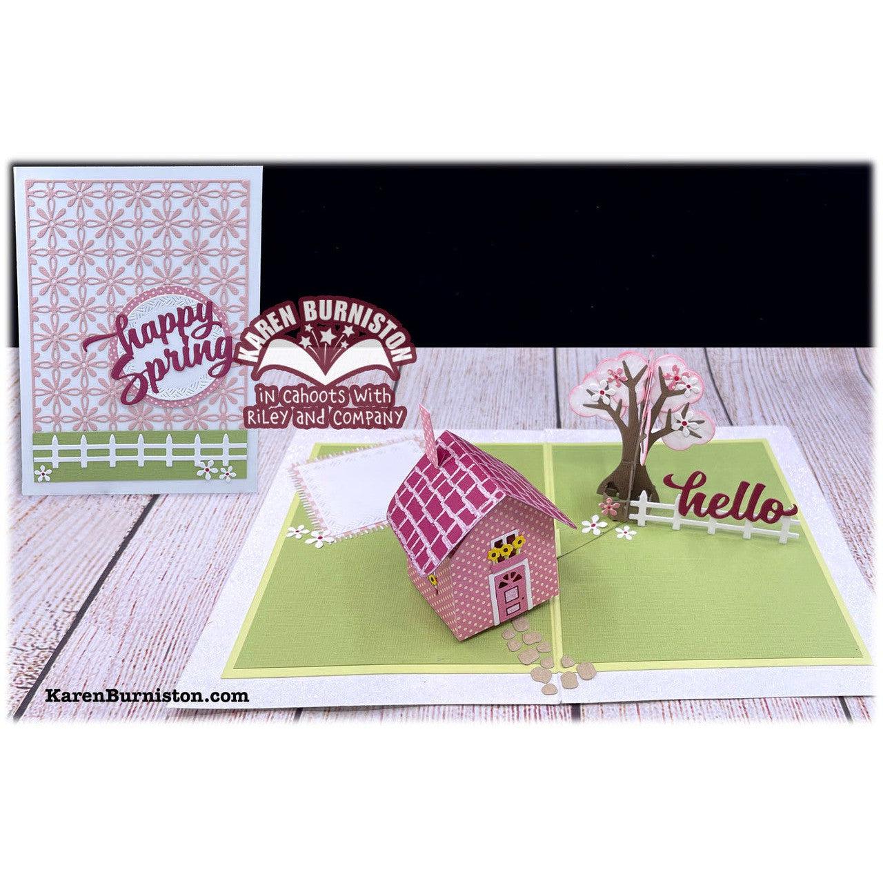 Karen Burniston - Dies - Tiny House Pop-up-ScrapbookPal