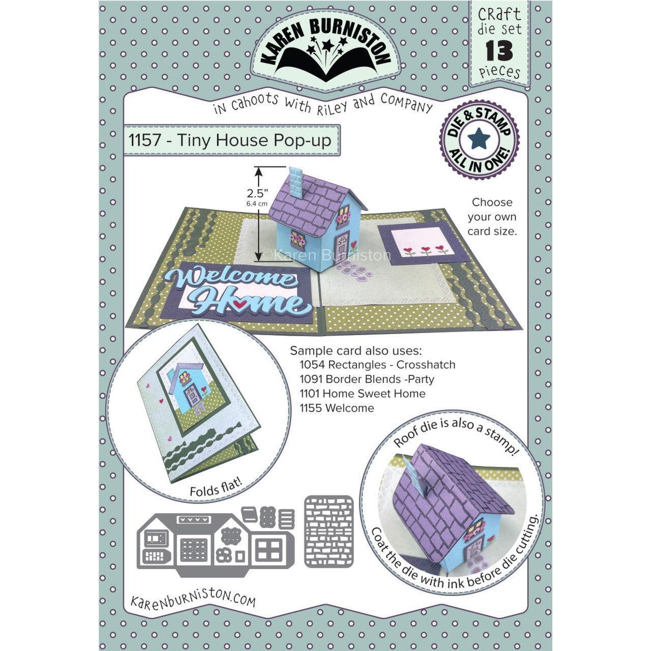 Karen Burniston - Dies - Tiny House Pop-up-ScrapbookPal