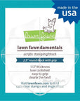 Lawn Fawn - Acrylic Block 2.5" Round Grips-ScrapbookPal