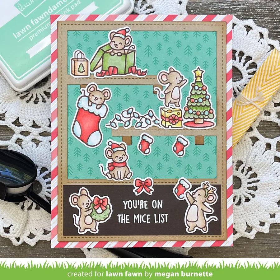 Lawn Fawn - Coloring Stencils - A Mice Christmas-ScrapbookPal