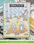Lawn Fawn - Coloring Stencils - A Mole Lot of Love Add-On-ScrapbookPal