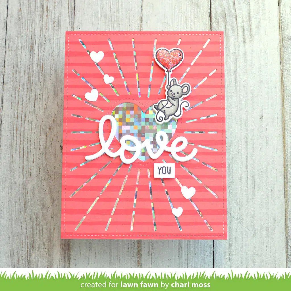 Lawn Fawn - Clear Stamps - All My Heart-ScrapbookPal