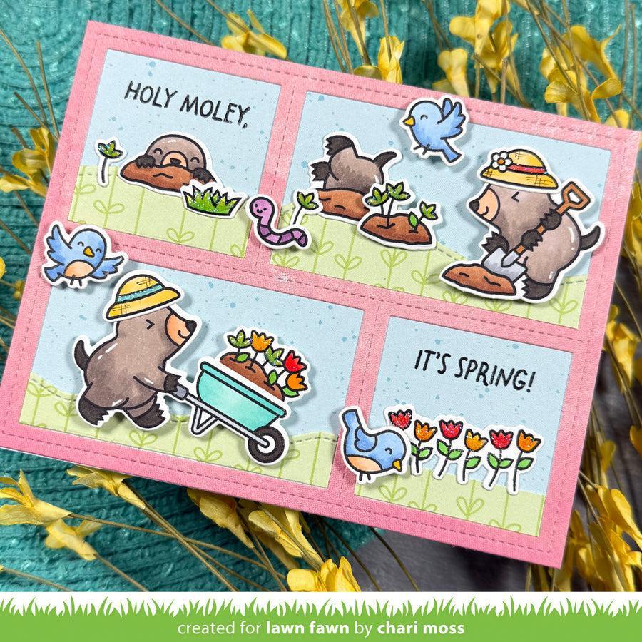 Lawn Fawn - Clear Stamps - All The Garden Hats-ScrapbookPal