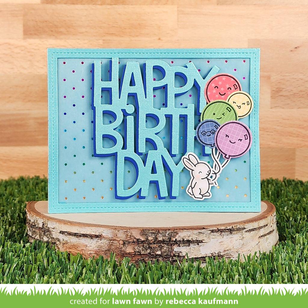 Lawn Fawn - Clear Stamps - All The Smiles-ScrapbookPal