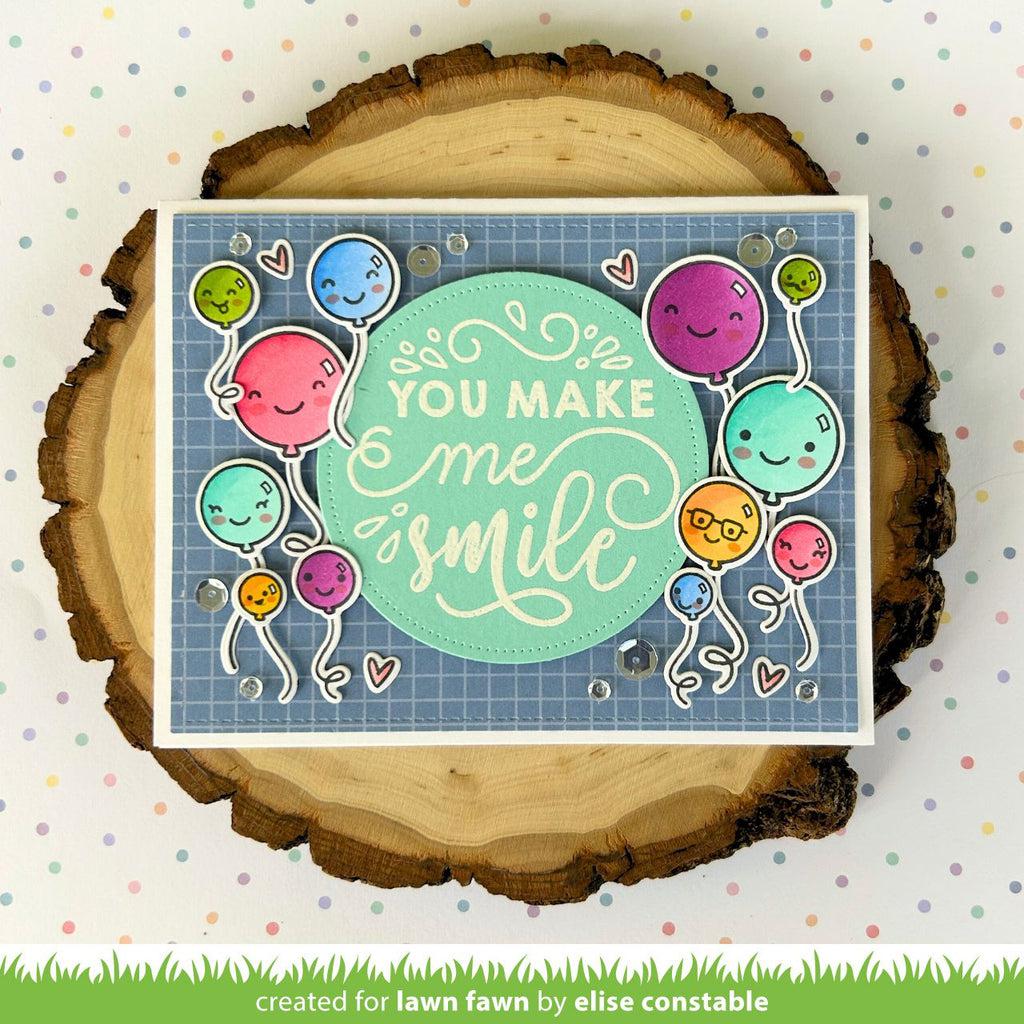 Lawn Fawn - Clear Stamps - All The Smiles-ScrapbookPal