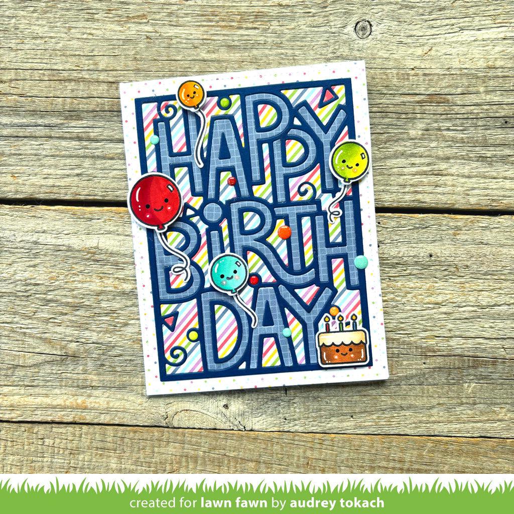 Lawn Fawn - Clear Stamps - All The Smiles-ScrapbookPal