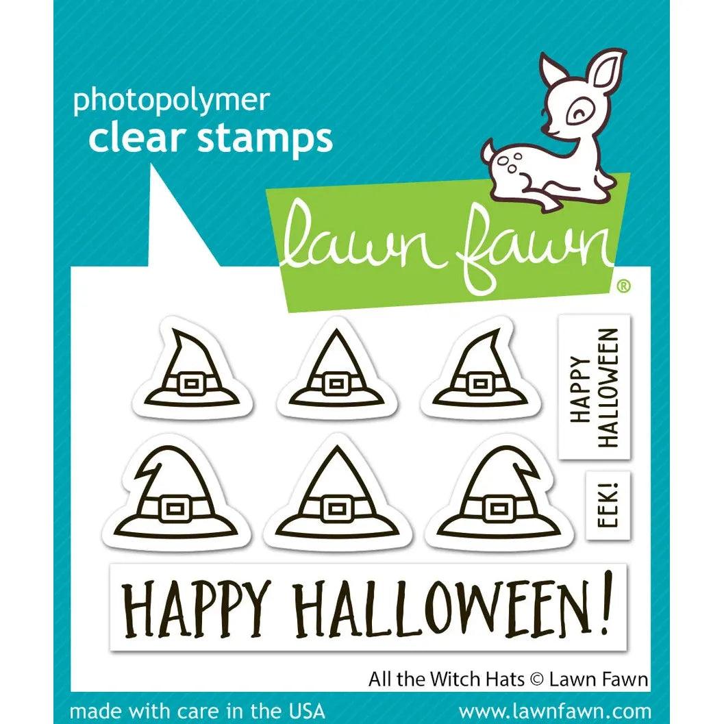 Lawn Fawn - Clear Stamps - All The Witch Hats-ScrapbookPal