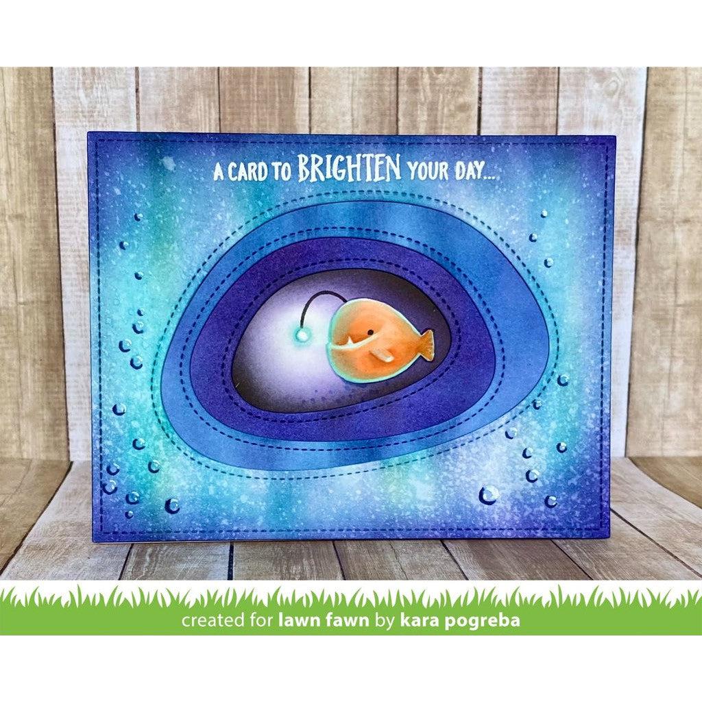 Lawn Fawn - Clear Stamps - Anglerfish Flip Flop-ScrapbookPal