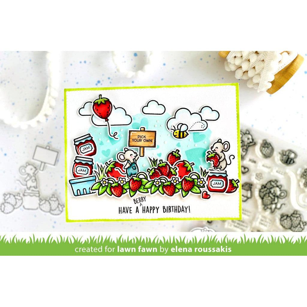 Lawn Fawn - Clear Stamps - Berry Special-ScrapbookPal