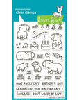 Lawn Fawn - Clear Stamps - Capybaras!-ScrapbookPal
