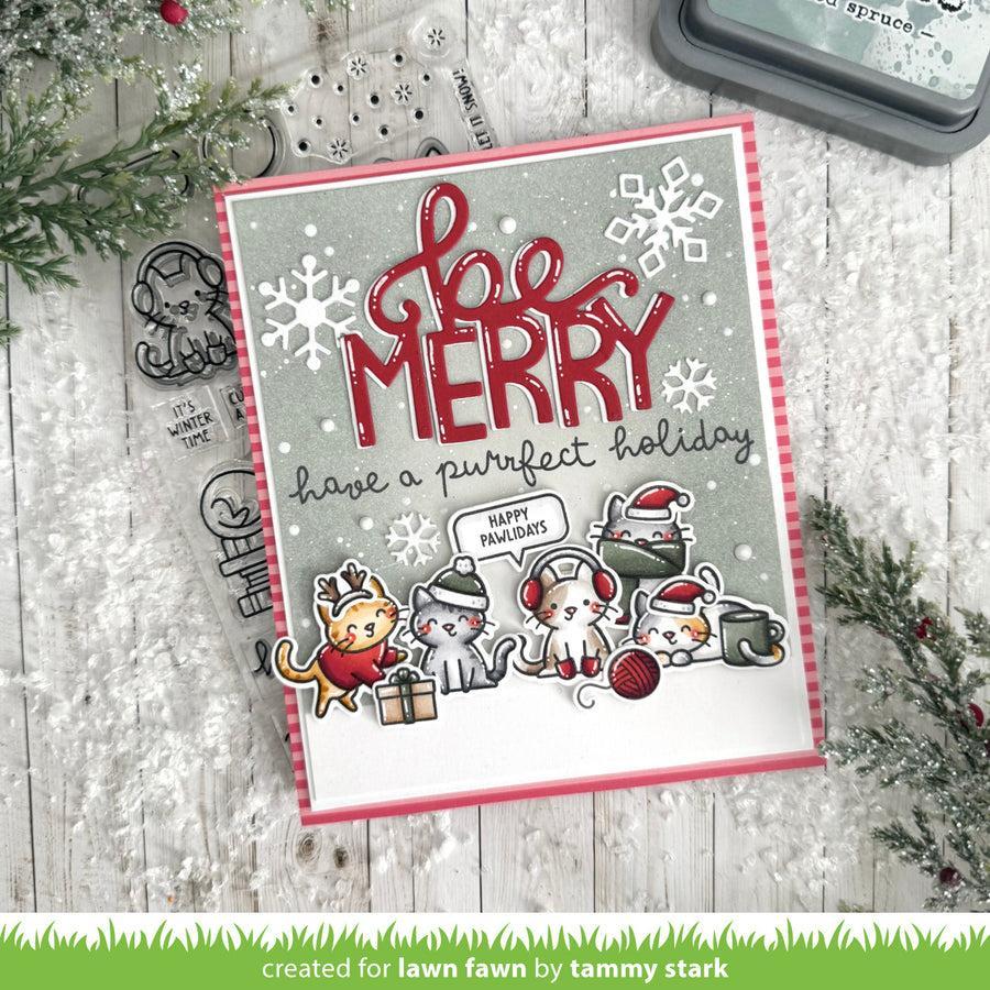 Lawn Fawn - Lawn Cuts - Cozy Cats-ScrapbookPal