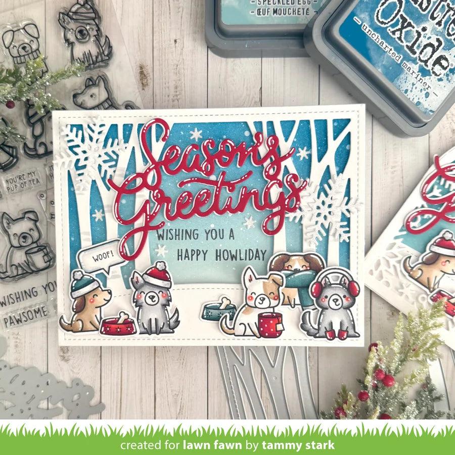 Lawn Fawn - Lawn Cuts - Cozy Dogs-ScrapbookPal
