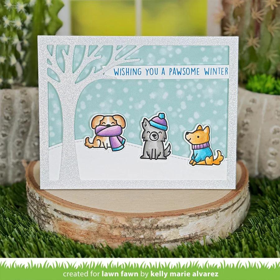 Lawn Fawn - Lawn Cuts - Cozy Dogs-ScrapbookPal