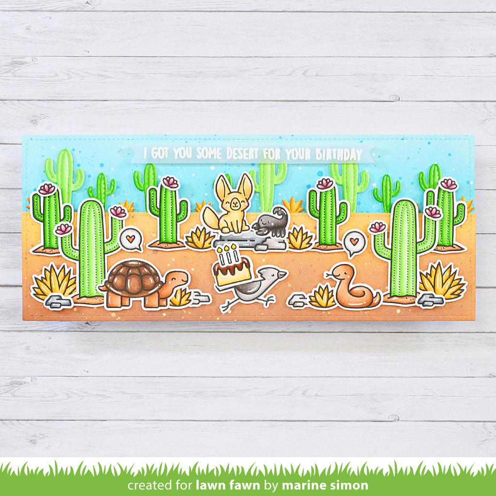 Lawn Fawn - Clear Stamps - Critters In The Desert-ScrapbookPal