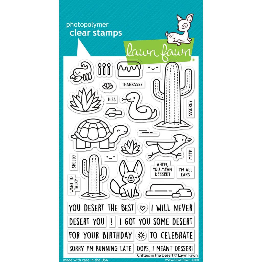 Lawn Fawn - Clear Stamps - Critters In The Desert-ScrapbookPal