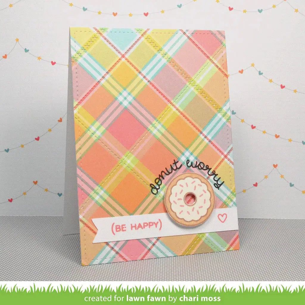 Lawn Fawn - Clear Stamps - Donut Worry-ScrapbookPal